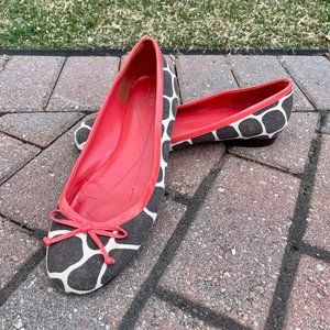 Kate Spade Giraffe Flats Size 9